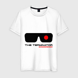 Футболка хлопковая мужская The Terminator, цвет: белый