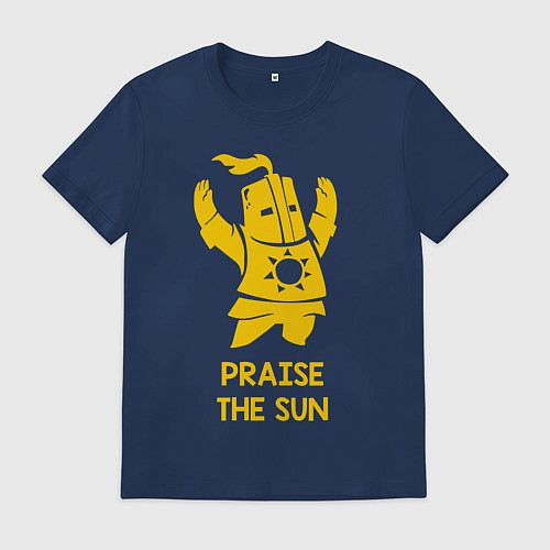 Мужская футболка Praise the Sun / Тёмно-синий – фото 1