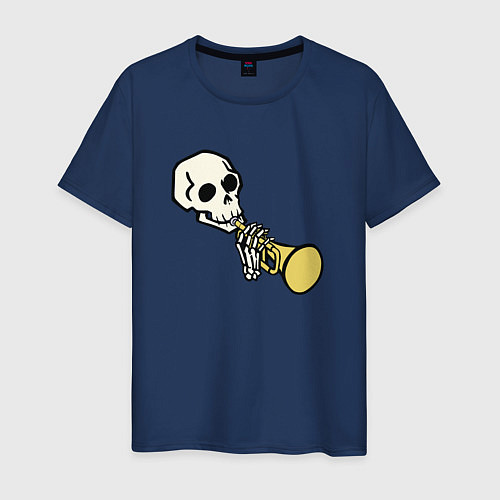 Мужская футболка Doot Doot / Тёмно-синий – фото 1