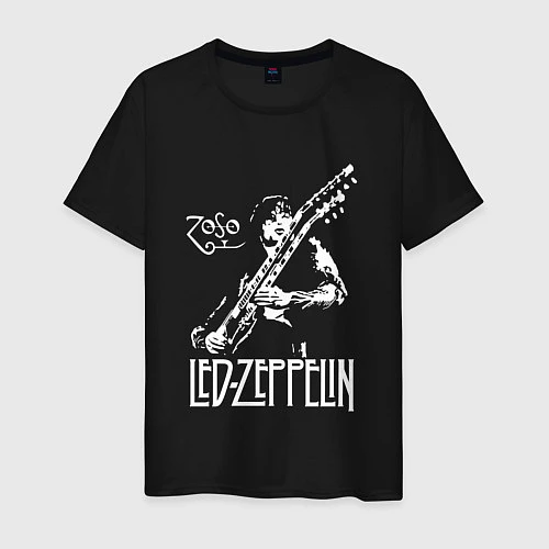 Мужская футболка Led Zeppelin / Черный – фото 1