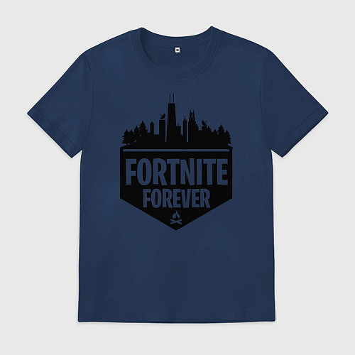 Мужская футболка Fortnite Forever / Тёмно-синий – фото 1