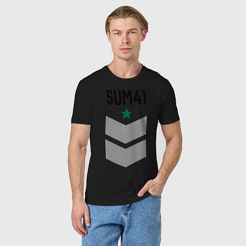 Мужская футболка Sum-41: Star / Черный – фото 3