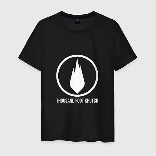 Мужская футболка TFK: White Fire / Черный – фото 1