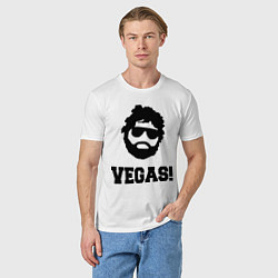 Футболка хлопковая мужская Vegas Guy, цвет: белый — фото 2