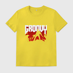 Футболка хлопковая мужская Evil Dead: Groovy, цвет: желтый