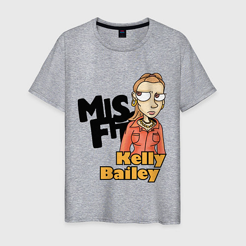 Мужская футболка Misfits: Kelly Bailey / Меланж – фото 1