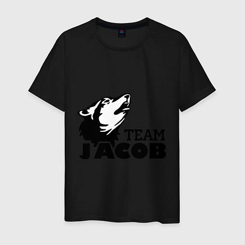 Мужская футболка Jacob team logo / Черный – фото 1