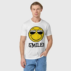 Футболка хлопковая мужская Summer Smile, цвет: белый — фото 2