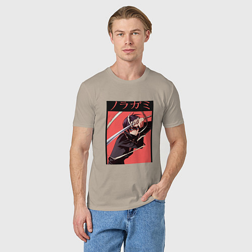 Мужская футболка Бездомный бог / Миндальный – фото 3