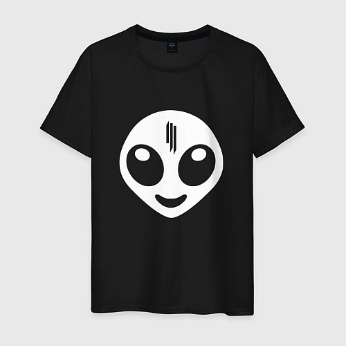 Мужская футболка Skrillex UFO / Черный – фото 1