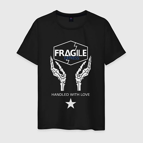 Мужская футболка Fragile Express / Черный – фото 1