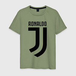 Футболка хлопковая мужская Ronaldo CR7, цвет: авокадо