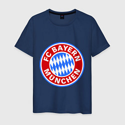 Футболка хлопковая мужская Bayern Munchen FC, цвет: тёмно-синий