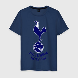 Футболка хлопковая мужская Tottenham FC, цвет: тёмно-синий