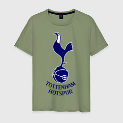 Футболка хлопковая мужская Tottenham FC, цвет: авокадо