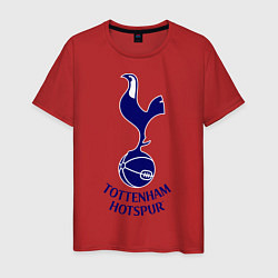 Футболка хлопковая мужская Tottenham FC, цвет: красный