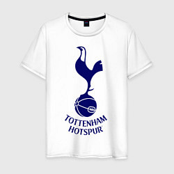 Футболка хлопковая мужская Tottenham FC, цвет: белый