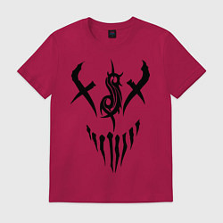 Футболка хлопковая мужская Slipknot Demon, цвет: маджента