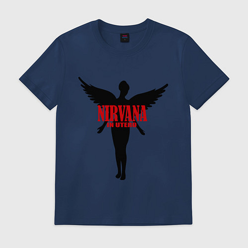 Мужская футболка Nirvana: In Utero / Тёмно-синий – фото 1