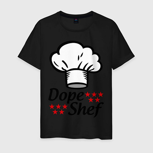 Мужская футболка World Dope Shef / Черный – фото 1