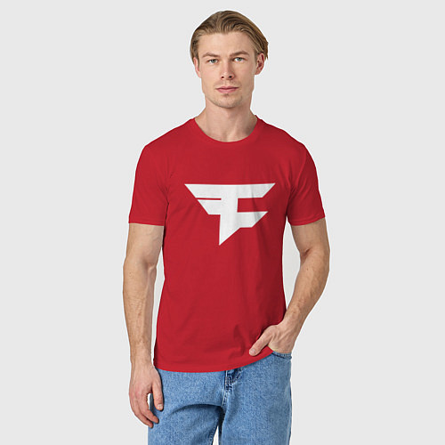 Мужская футболка FAZE Symbol / Красный – фото 3