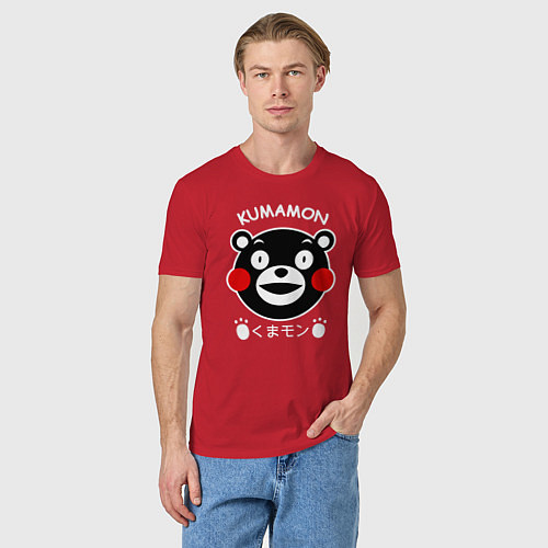 Мужская футболка Kumamon / Красный – фото 3