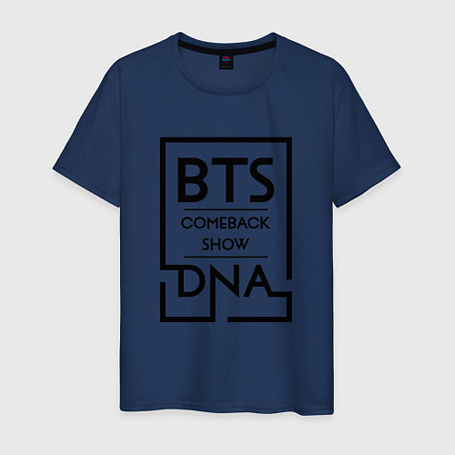 Мужская футболка BTS: Comeback Show / Тёмно-синий – фото 1