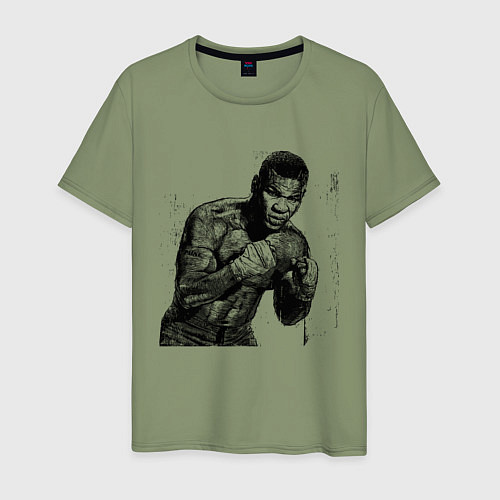 Мужская футболка Myke Tyson: Boxing / Авокадо – фото 1