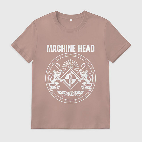 Мужская футболка Machine Head MCMXCII / Пыльно-розовый – фото 1