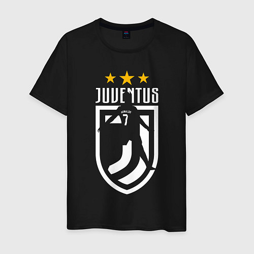 Мужская футболка Juventus: 3 stars / Черный – фото 1