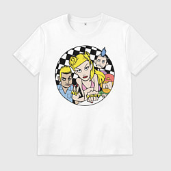 Футболка хлопковая мужская No Doubt, цвет: белый