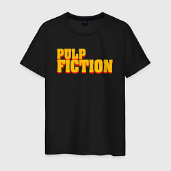 Футболка хлопковая мужская Pulp Fiction цвета черный — фото 1