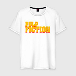 Футболка хлопковая мужская Pulp Fiction, цвет: белый
