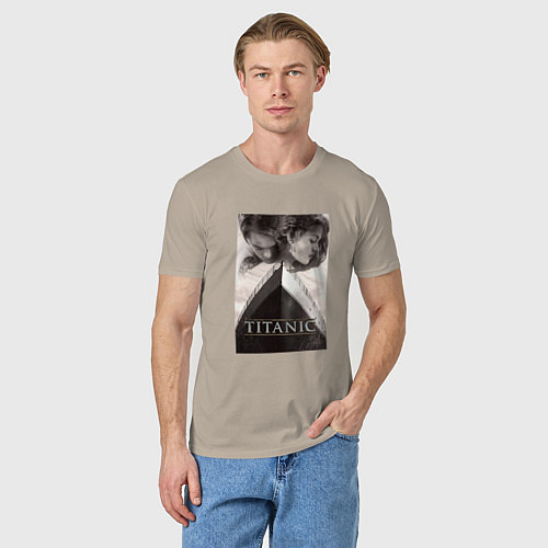Мужская футболка Титаник / Миндальный – фото 3