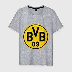 Футболка хлопковая мужская BVB 09, цвет: меланж