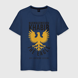 Футболка хлопковая мужская Khabib: The Eagle, цвет: тёмно-синий
