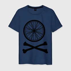 Футболка хлопковая мужская Bicycle, цвет: тёмно-синий
