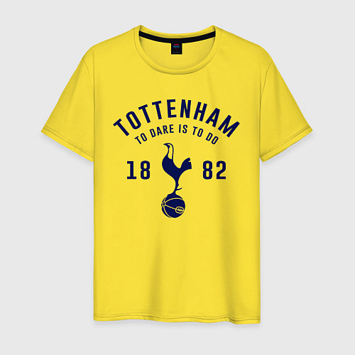 Мужская футболка FC Tottenham 1882 / Желтый – фото 1