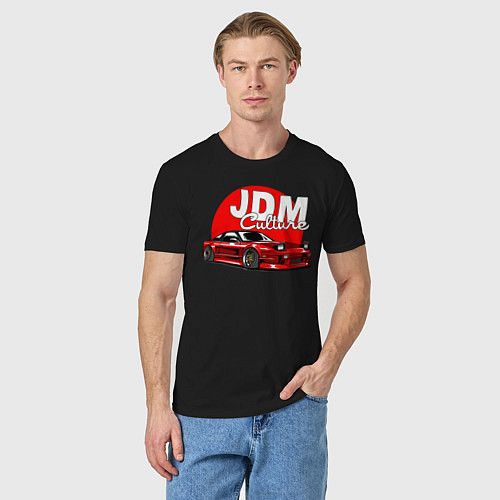 Мужская футболка JDM Culture / Черный – фото 3
