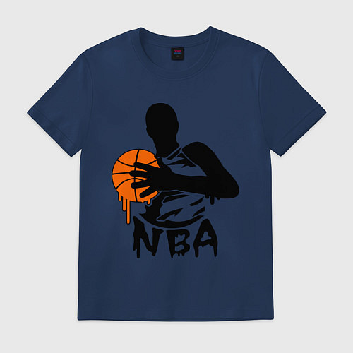 Мужская футболка NBA / Тёмно-синий – фото 1