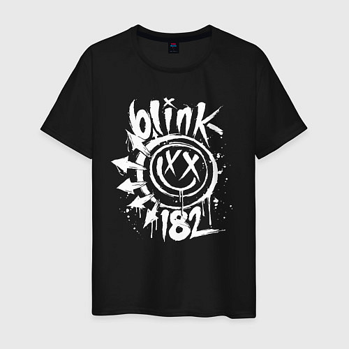 Мужская футболка Blink-182: Smile / Черный – фото 1