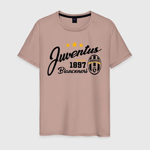 Мужская футболка Juventus 1897 / Пыльно-розовый – фото 1