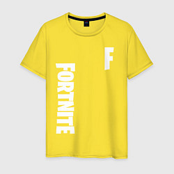 Футболка хлопковая мужская FORTNITE, цвет: желтый
