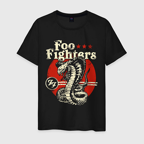Мужская футболка Foo Fighters: FF Snake / Черный – фото 1