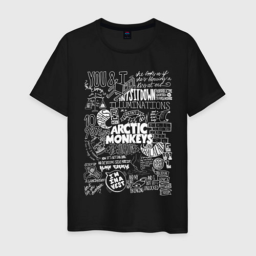 Мужская футболка Arctic Monkeys: I'm in a Vest / Черный – фото 1