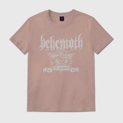 Футболка хлопковая мужская Behemoth: The Satanist, цвет: пыльно-розовый