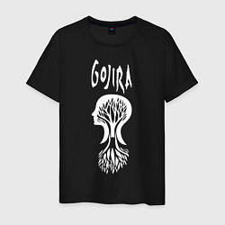 Футболка хлопковая мужская Gojira, цвет: черный