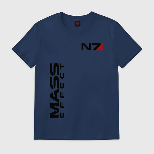 Мужская футболка MASS EFFECT N7 / Тёмно-синий – фото 1