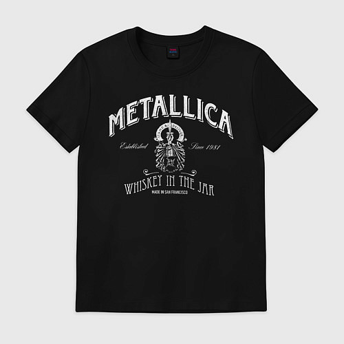 Мужская футболка Metallica: Whiskey in the Jar / Черный – фото 1