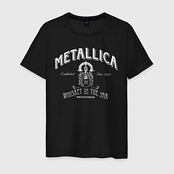 Футболка хлопковая мужская Metallica: Whiskey in the Jar, цвет: черный